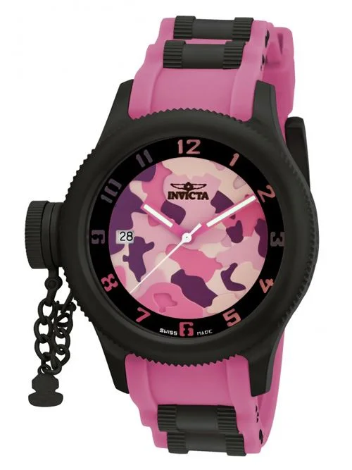 Invicta 111356 Russian Diver Women Camouflage Kol Saati