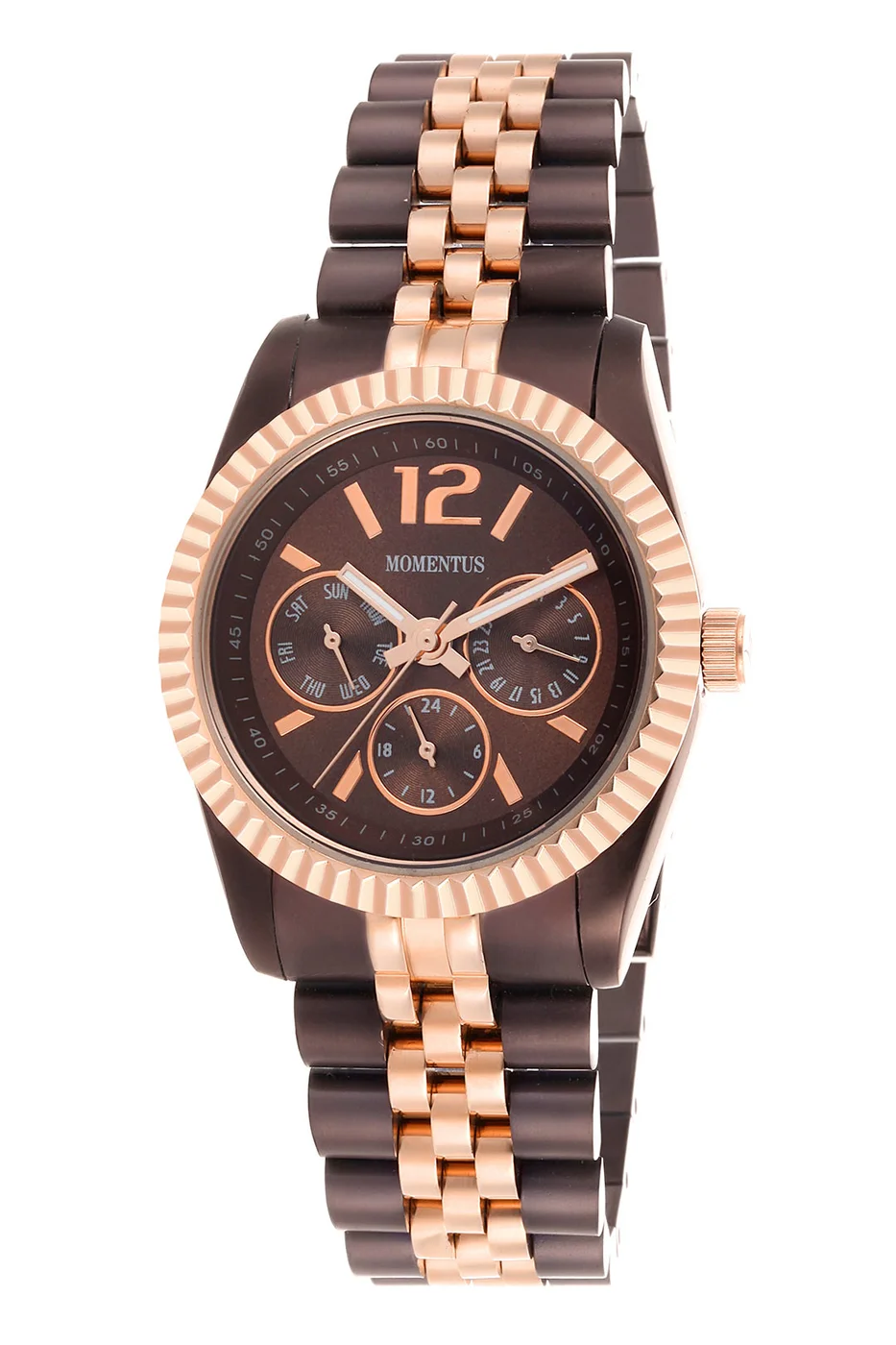 Momentus DW267F-06TF Kahve-Altın Bayan Kol Saati