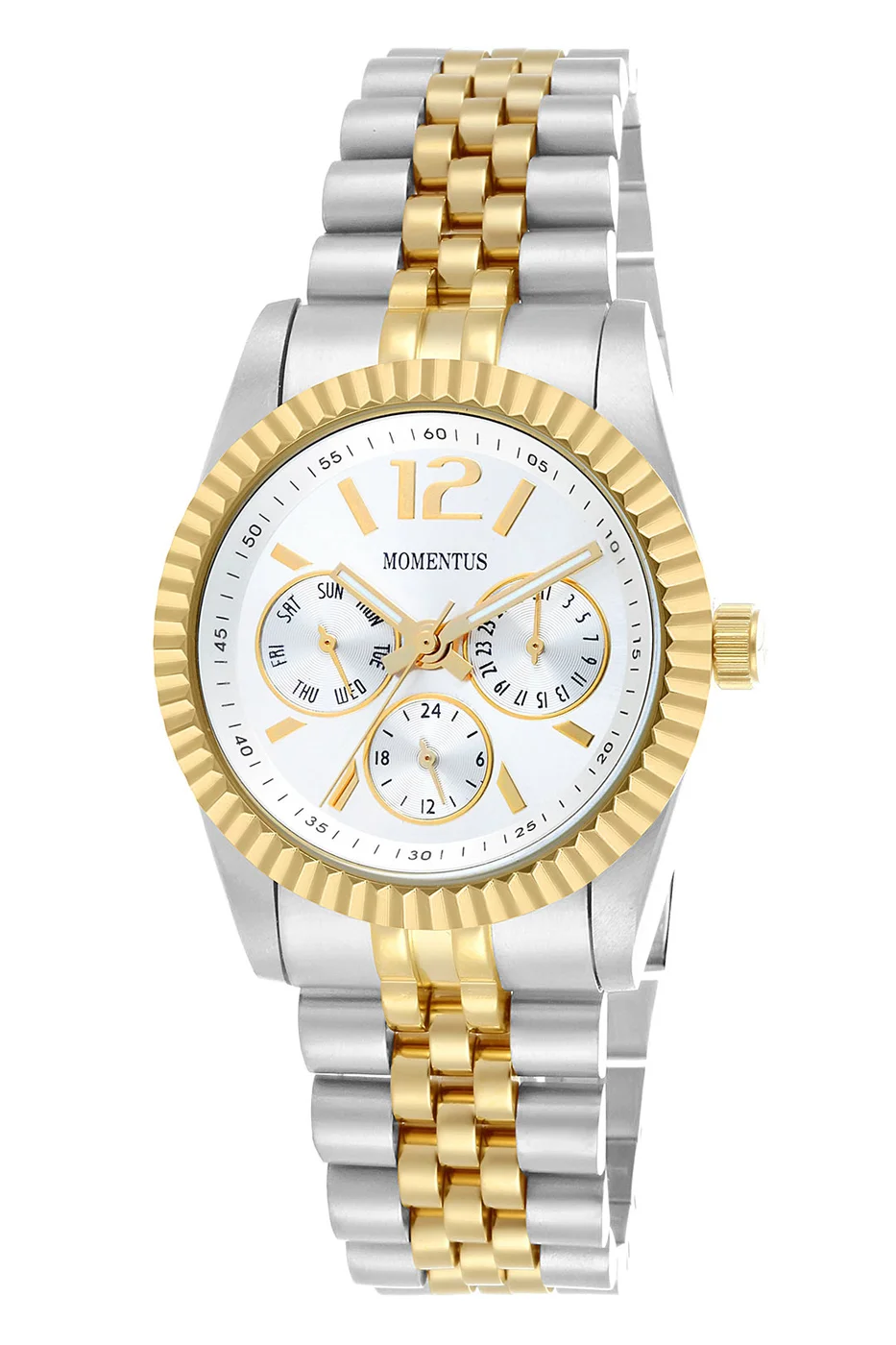 Momentus DW267T-03TG Altın-Gümüş Bayan Kol Saati