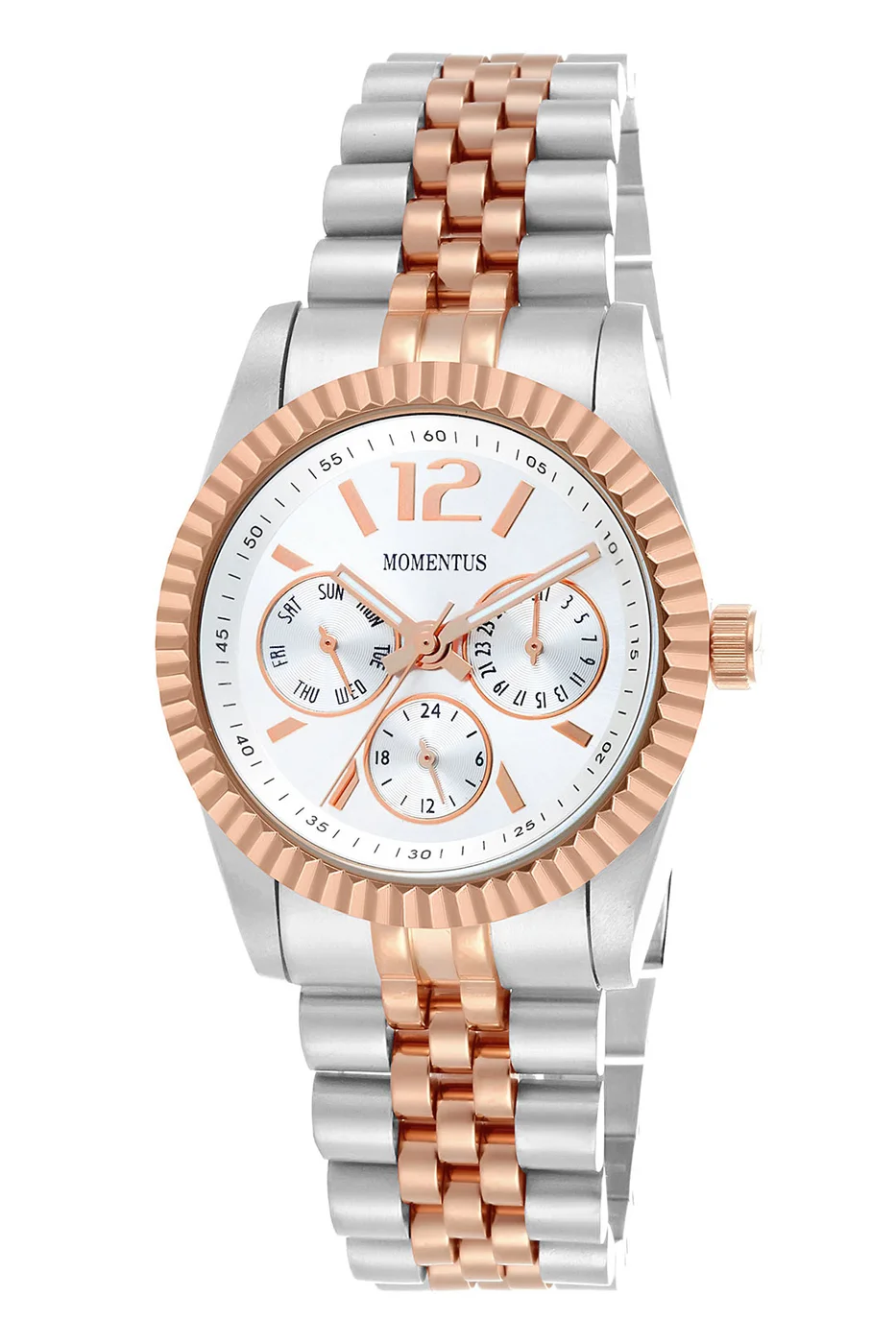 Momentus DW267T-03TR Gümüş-Bronz Bayan Kol Saati