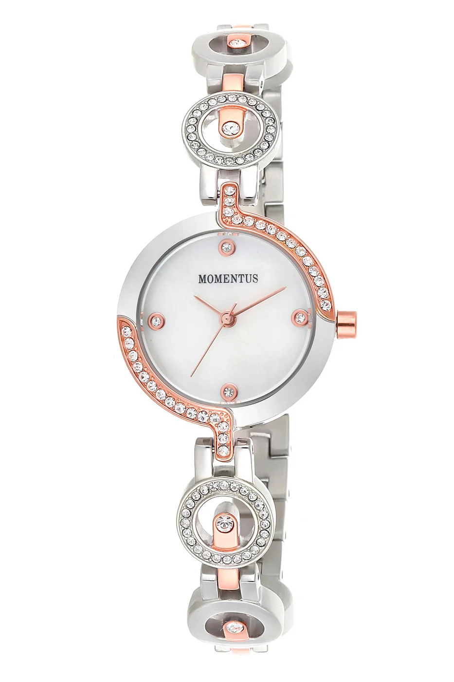 Momentus FJ202T-09SR Gümüş-Bronz Rengi Bayan Kol Saati