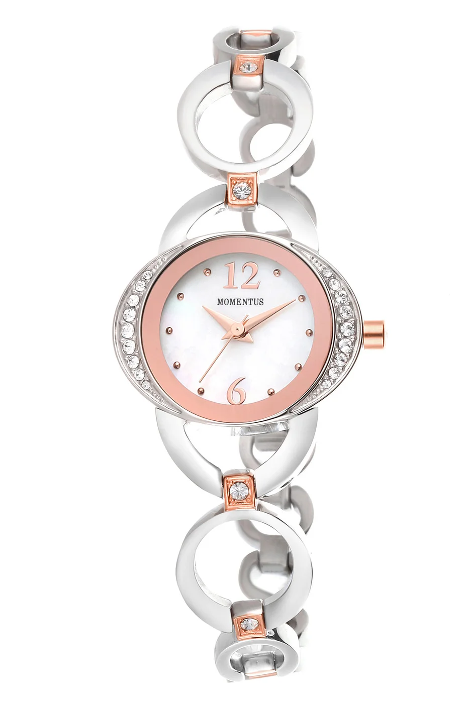 Momentus FJ204T-09SR Gümüş-Bronz Bayan Kol Saati