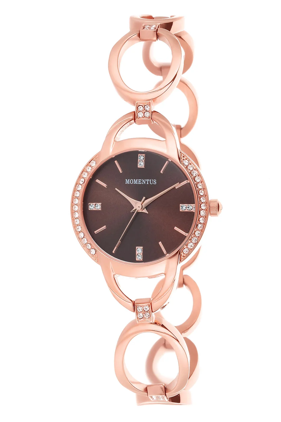 Momentus FJ205R-06SR Bronz-Kahve Bayan Kol Saati