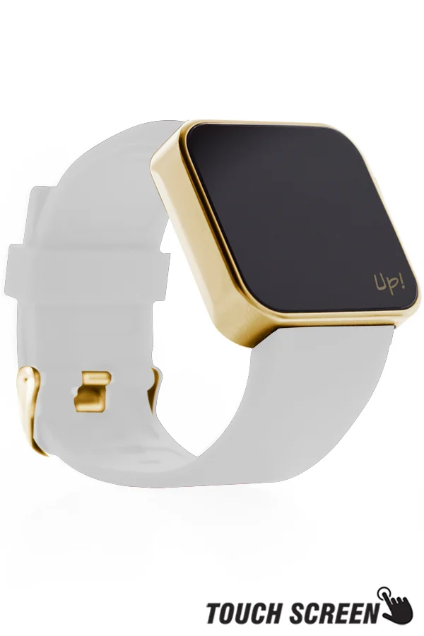 Up! Watch Touch Matte Gold & Beyaz Kol Saati