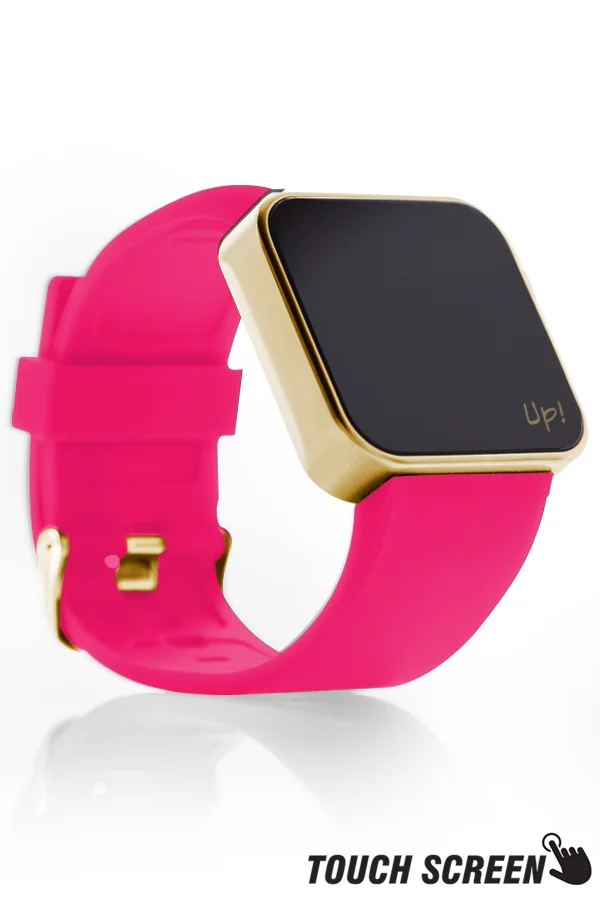 Up! Watch Touch Matte Gold & Pembe Kol Saati