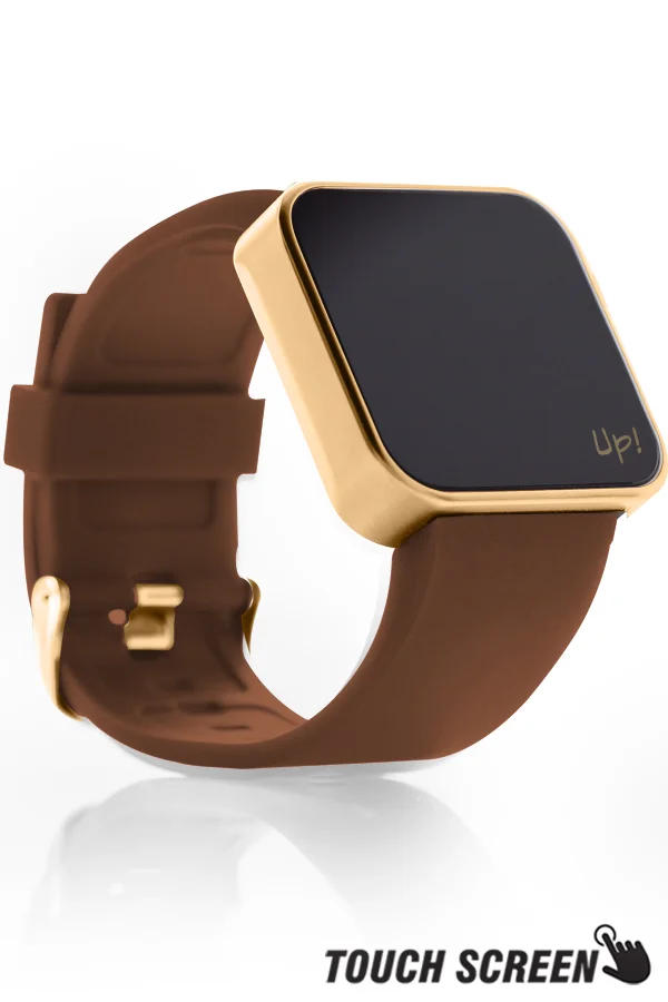 Up! Watch Touch Matte Rose Gold & Kahverengi Kol Saati