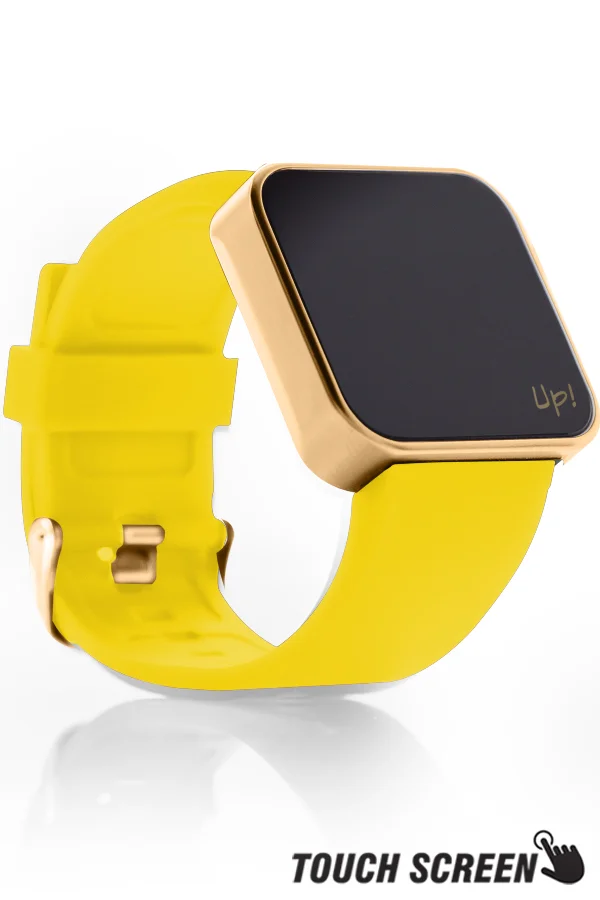 Up! Watch Touch Matte Rose Gold & Sarı Kol Saati