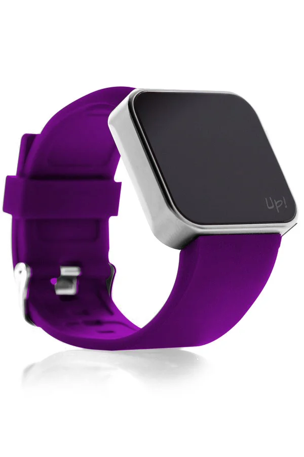 Up! Watch Touch Matte Silver & Mor Kol Saati