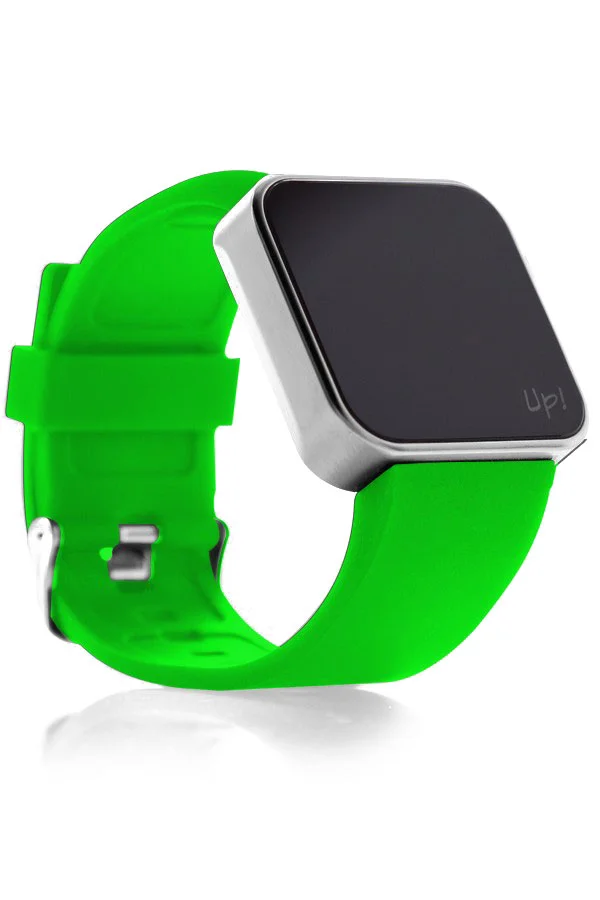Up! Watch Touch Matte Silver & Yeşil Kol Saati