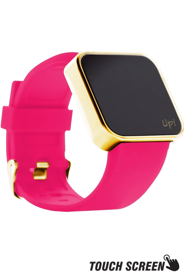 Up! Watch Touch Shiny Gold & Pembe Kol Saati