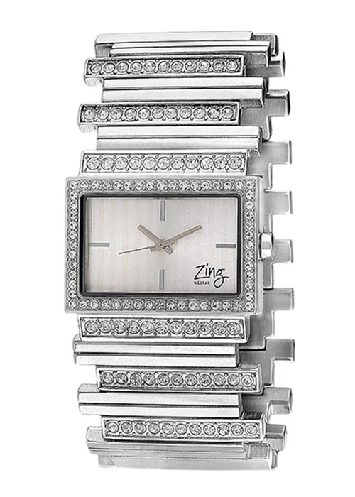 Westar W-0894STZ107 Silver Bayan Kol Saati