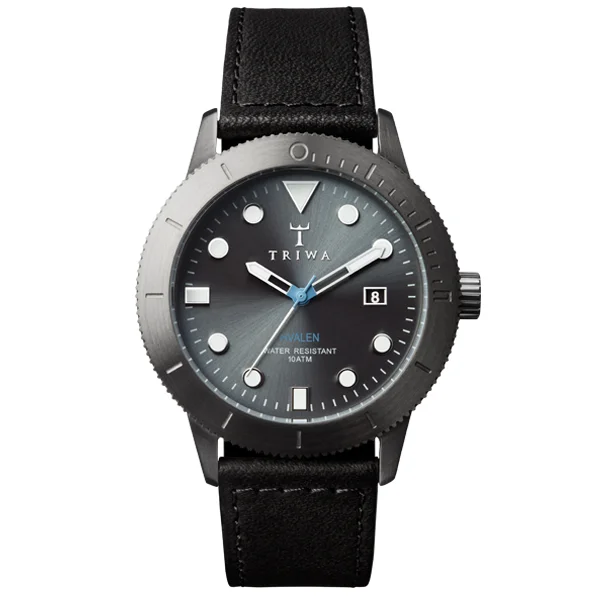 Triwa HVST101 Walter Hvalen Black Sewn C. Kol Saati