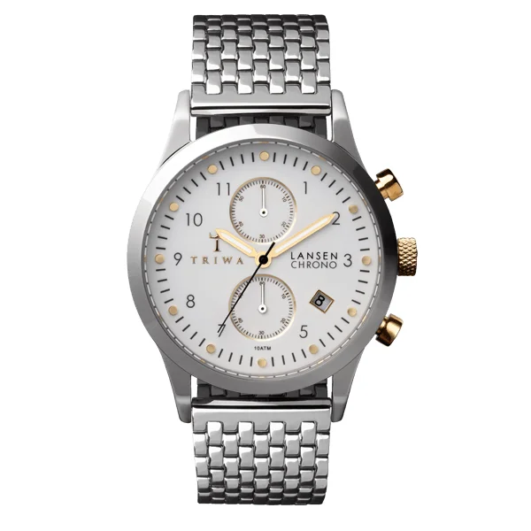 Triwa LCST106 Ivory Lansen C. Steel Brace Kol Saati