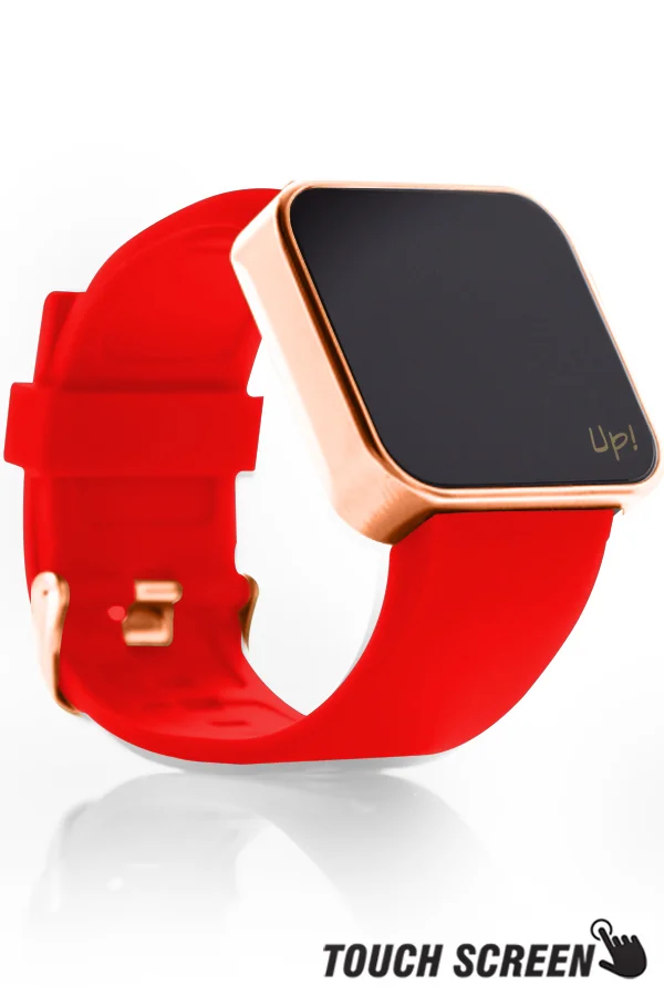 Up! Watch Touch Shiny Rose&amp;red Kol Saati