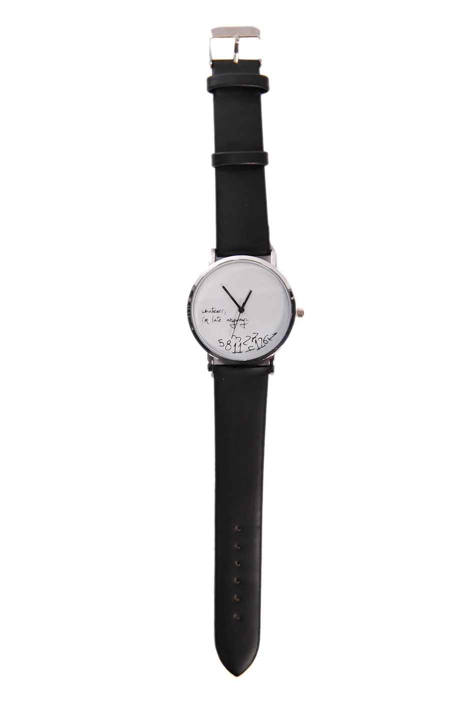 İstanbul Beyefendisi Whatever, I am Late Anyways (Whatever, I am Late Anyways.Logolu Siyah Unisex)