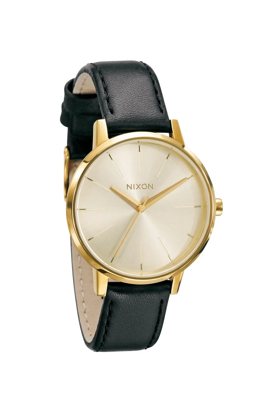 A108-501 - Nixon Kensıngton Leather All Gold Kol Saati - A108