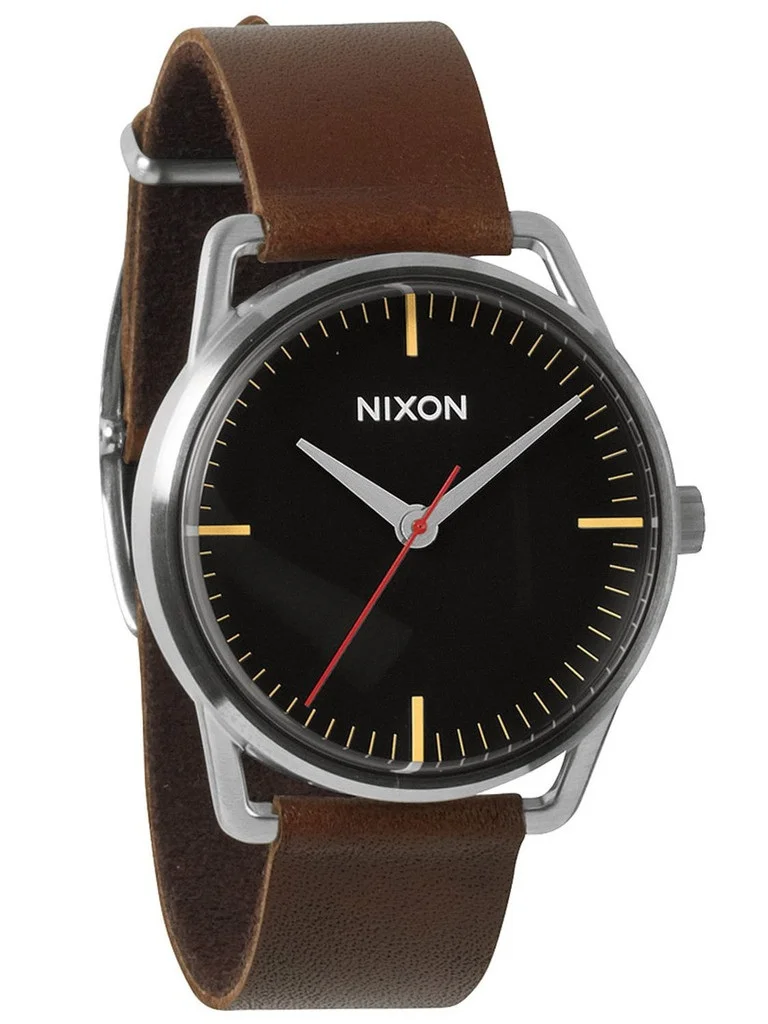 A129-019 - Nixon Mellor Black / Brown Kol Saati - A129 019