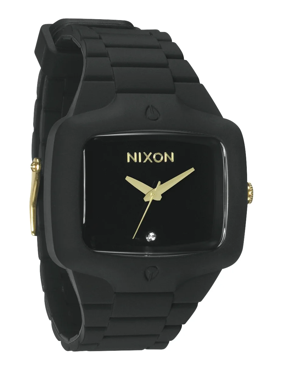 A139-1041 - Nixon Rubber Player Matte Blk/gold Kol Saati - A13