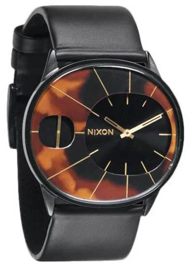 A186-679 - Nixon Rayna All Black/tortoıse Kol Saati - A186 67