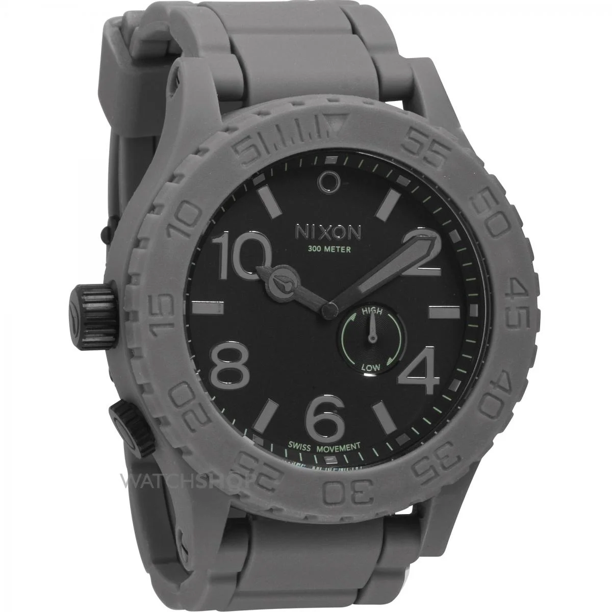 A236-195 - Nixon The Rubber 51-30 Gray/black Kol Saati - A236