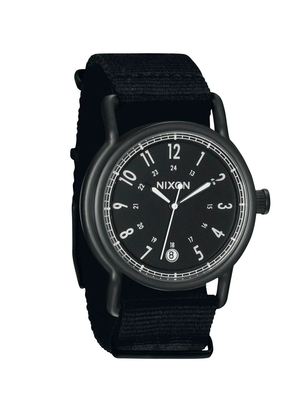 A322-1148 - Nixon Axe Allblack Nylon Kol Saati - A322 1148