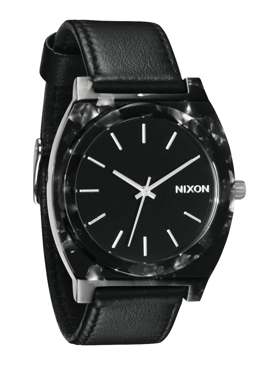 A328-1039 - Nixon Tıme Teller Acetate Leather Grey Granıte Kol