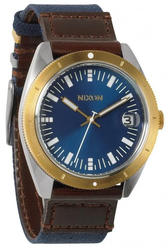 A355-429 - Nixon Rover Iı Navy / Brown Kol Saati - A355 429