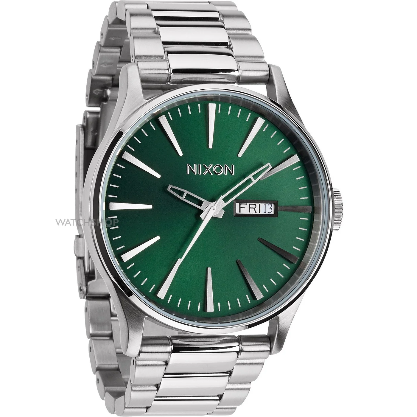 A356-1696 - Nixon Sentry Ss Green Sunray Kol Saati - A356 1696