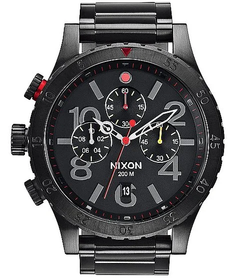 A486-320 - Nixon 48-20 Chrono All Black/multı Kol Saati - A48