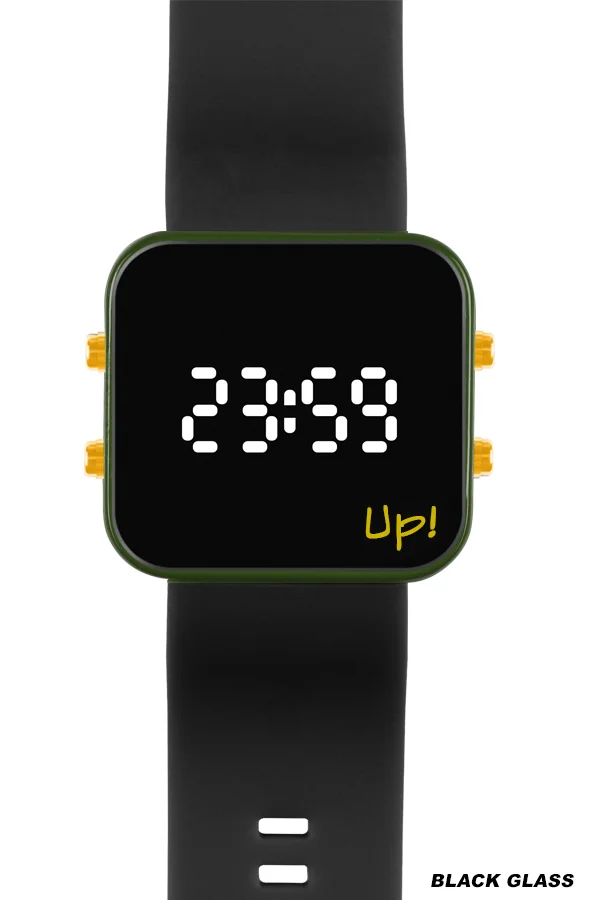 Up! Watch Ggreen&amp;black Unisex Kol Saati