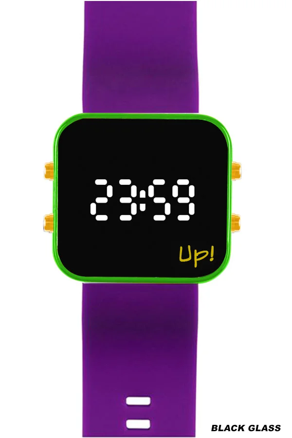 Up! Watch Gngreen&amp;purple Unisex Kol Saati