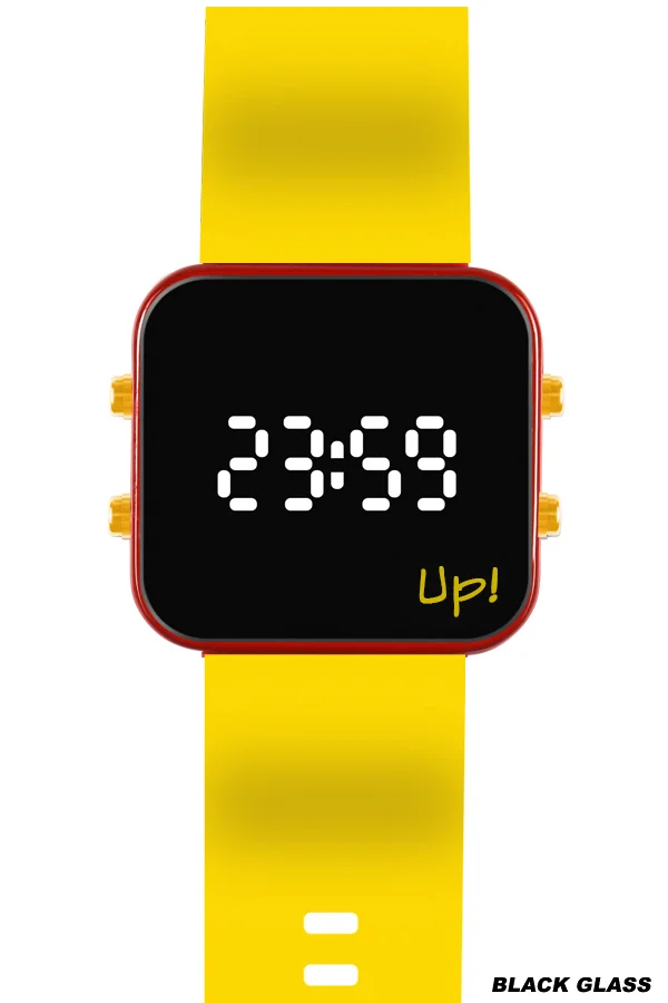 Up! Watch Gred&amp;yellow Unisex Kol Saati