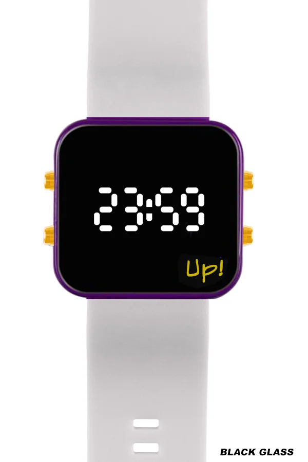 Up! Watch Purple&amp;white Unisex Kol Saati