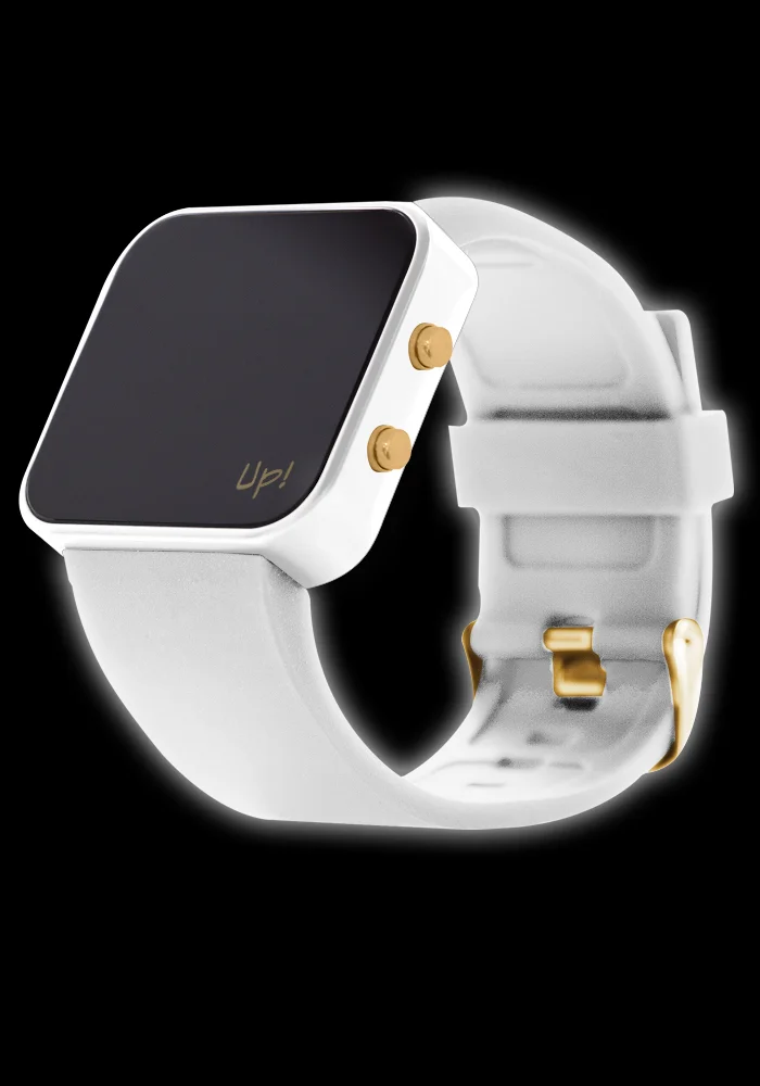 UP! Watch LED Gold Neon White Kol Saati