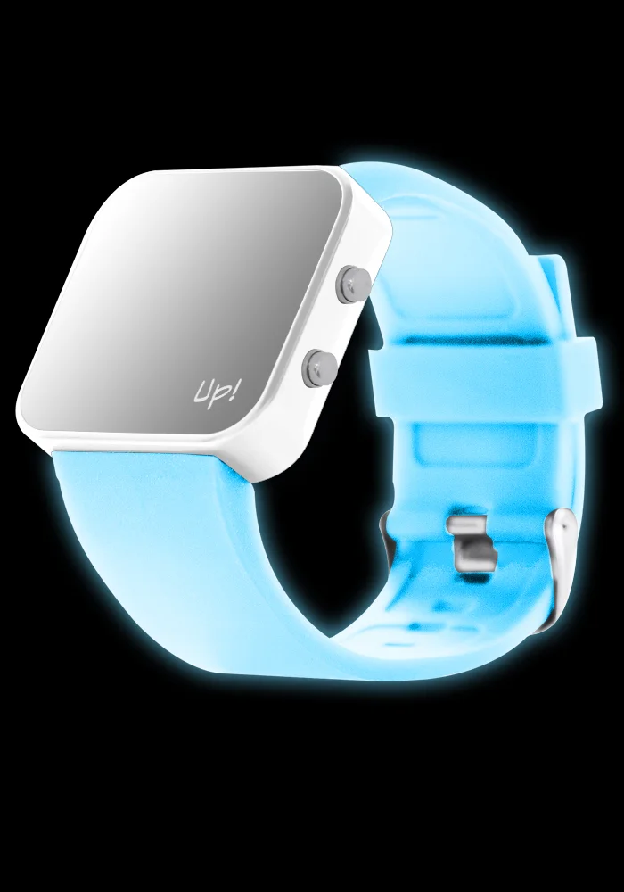 UP! Watch LED Neon Blue Kol Saati