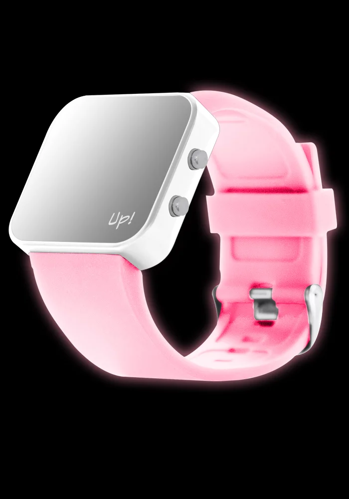 UP! Watch LED Neon Pink Kol Saati