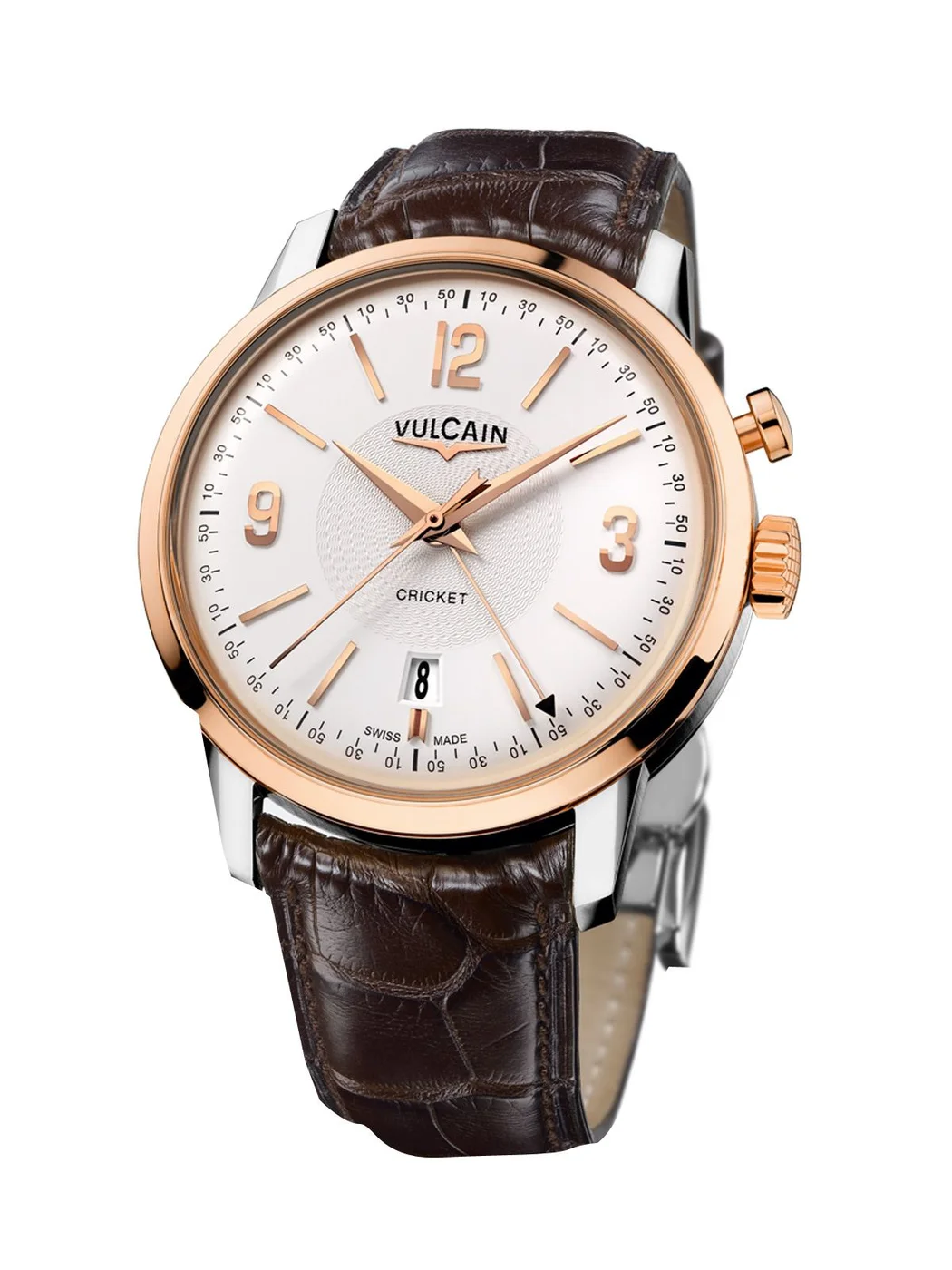 Vulcain 110651.286L/BN 50s Presidents Watch Gold &amp; Steel Kol Saati