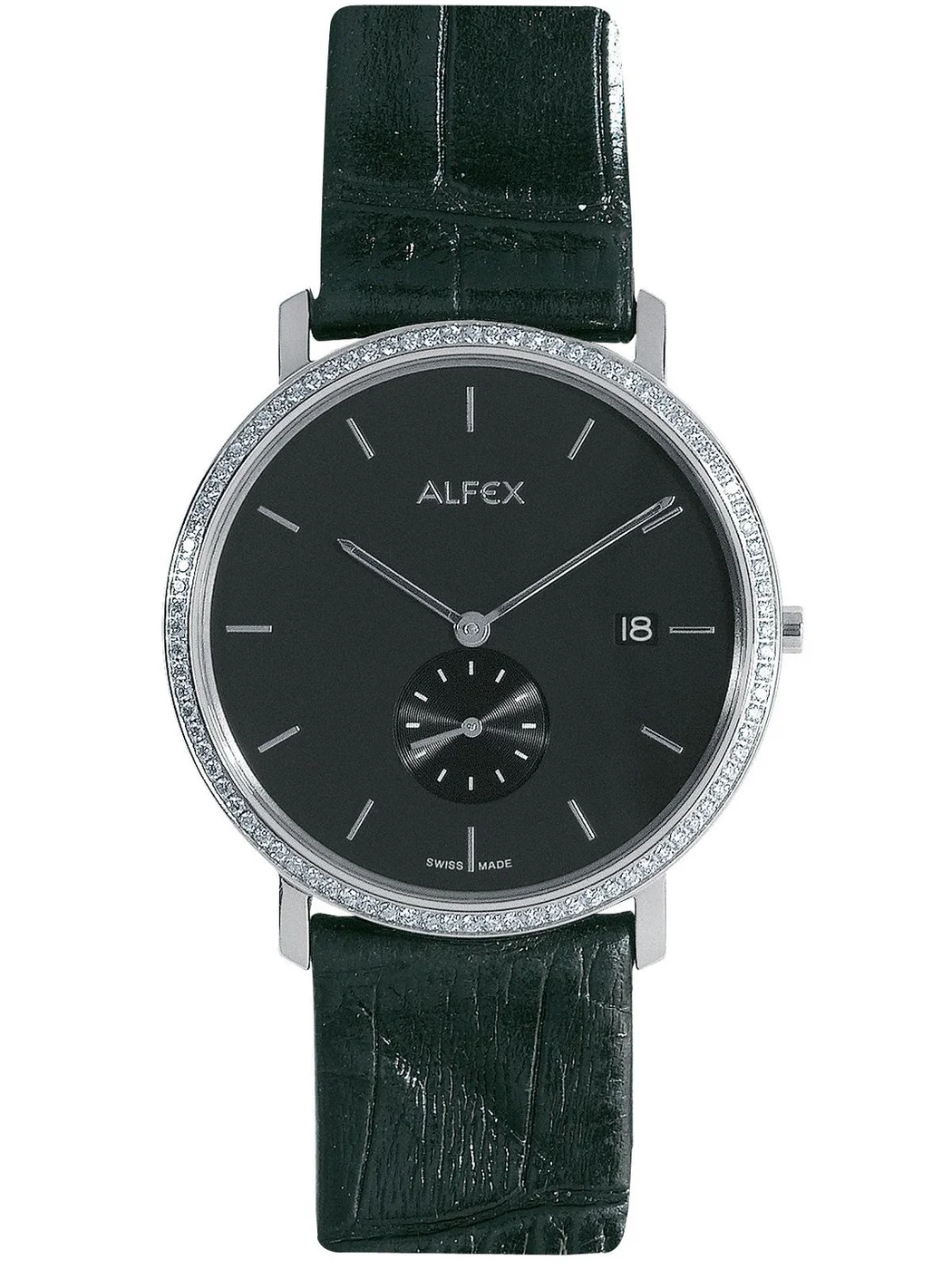 Alfex 5468/158 Flat Line  Taşlı Kol Saati