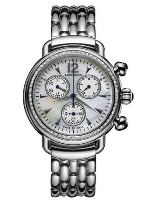 Aerowatch 82905 AA10 DIA M Ladies Chronographe 1942 Taşlı Kol Saati