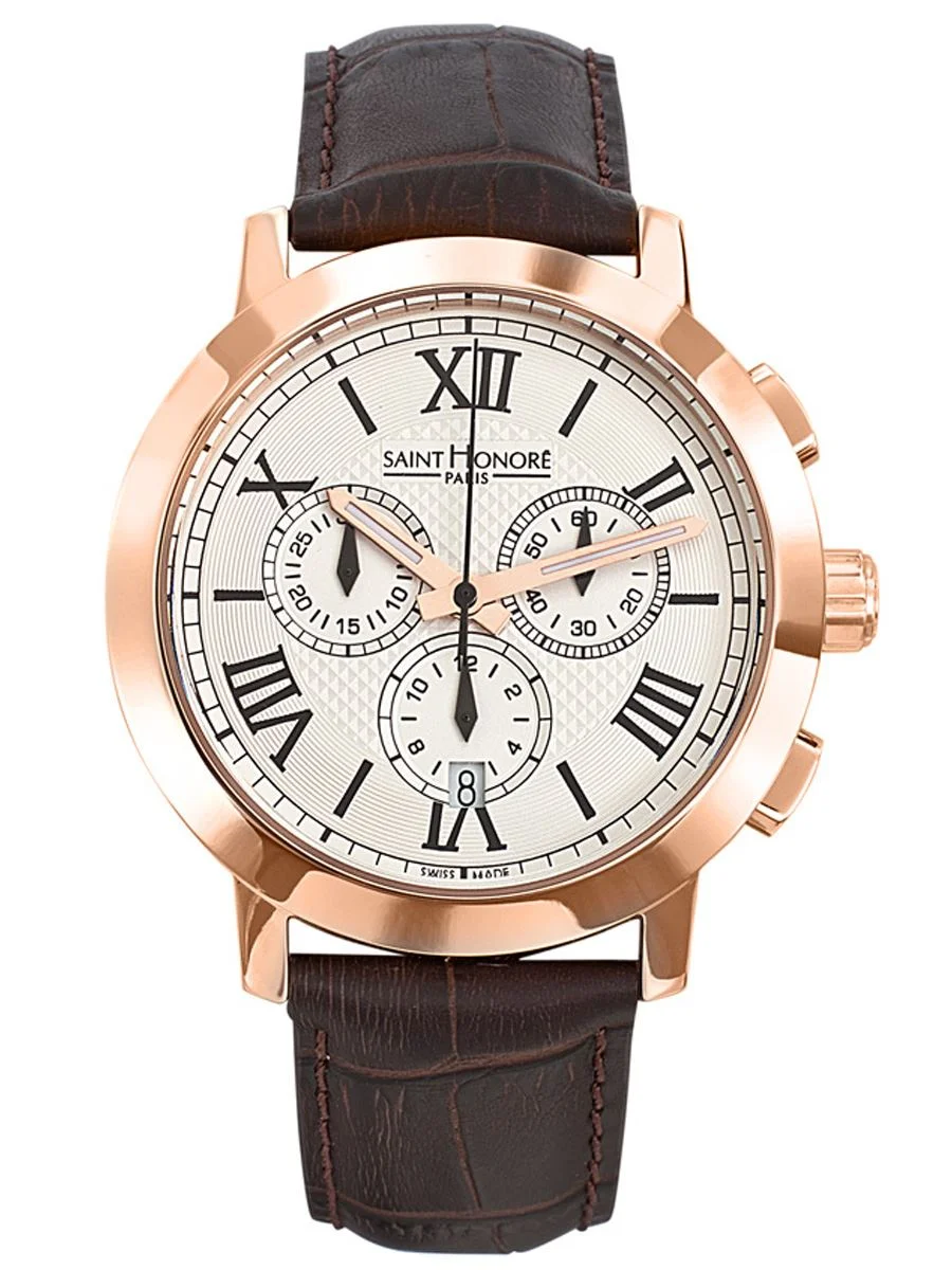 Saint Honore 886020 8ARF Trocadero 41 Mm - Quartz Chronograph Kol Saati