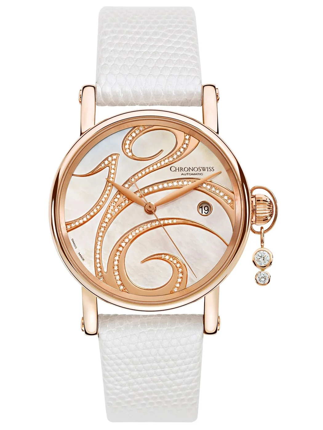 Chronoswiss CH-2821LLR-SW Lady Swing Taşlı Kol Saati