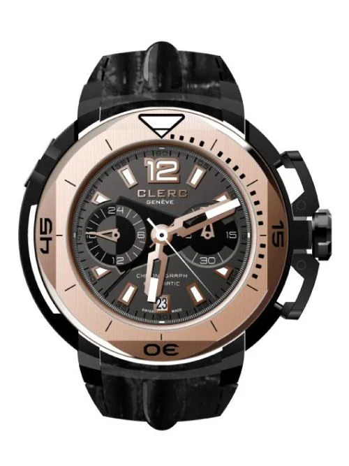 Clerc CHY-353 Hydroscaph Central Chronograph Kol Saati