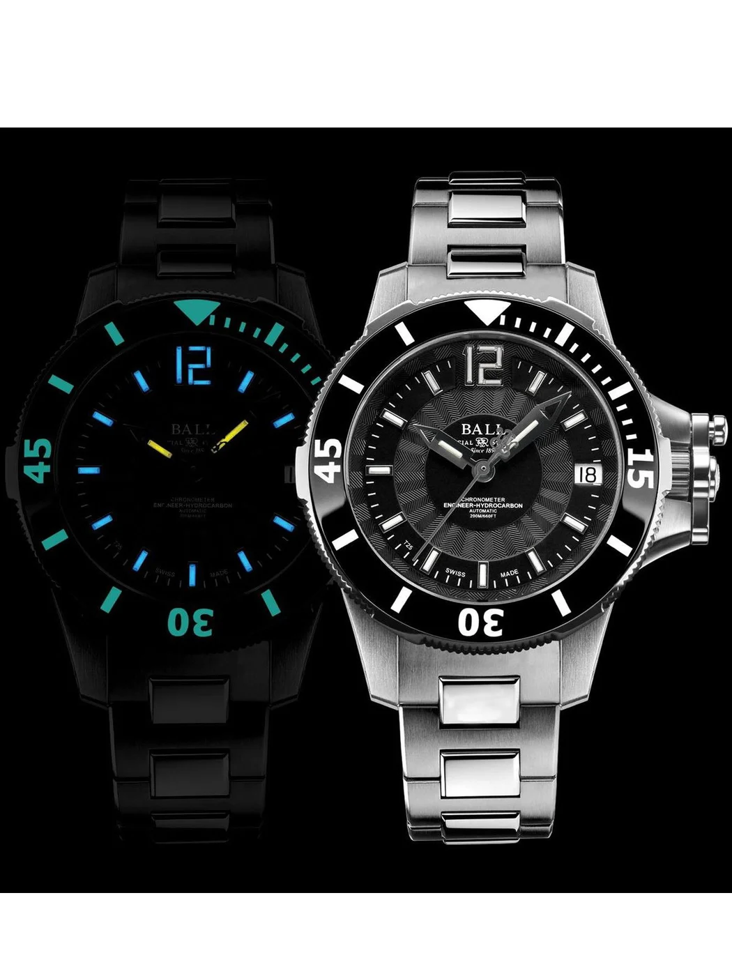 Ball DL2016B-SCAJ-BK Engineer Hydrocarbon Ceramic Midsize Kol Saati