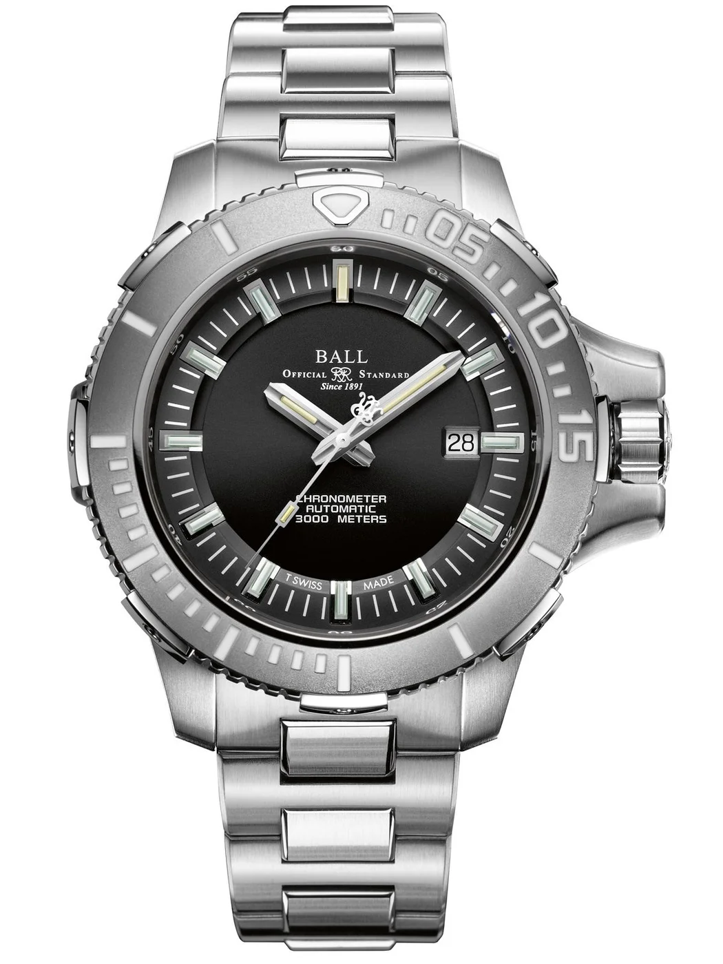 Ball DM3000A-SCJ-BK Engineer Hydrocarbon Deepquest Chronometer Kol Saati