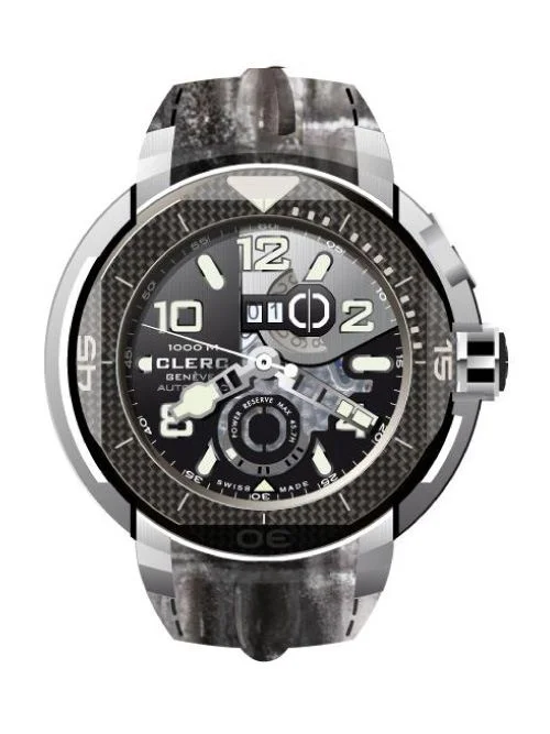 Clerc HY-PR-152 Hydroscaph Tı Large Date Kol Saati