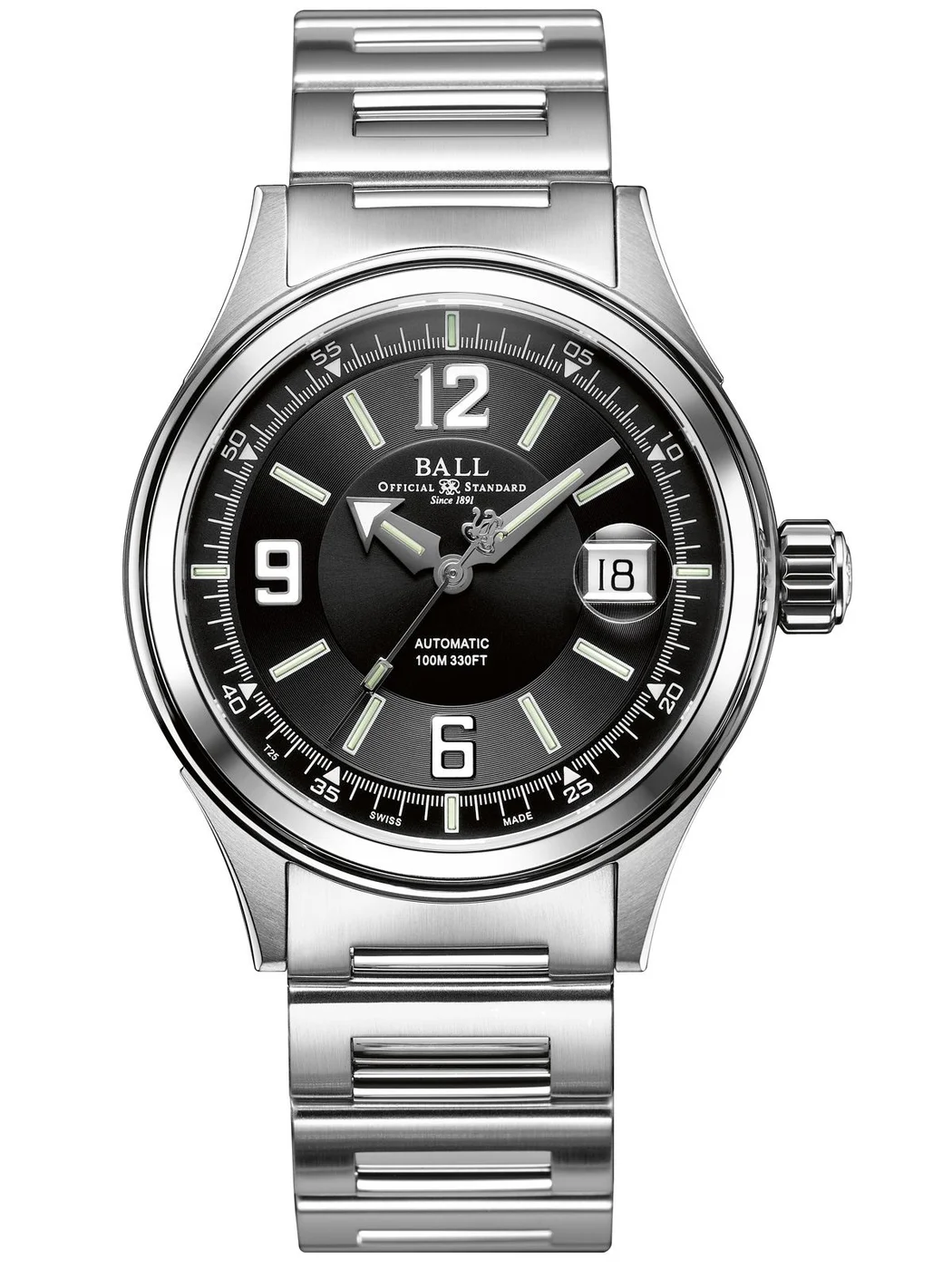 Ball NM2088C-SJ-BKWH Fireman Fireman Racer Kol Saati