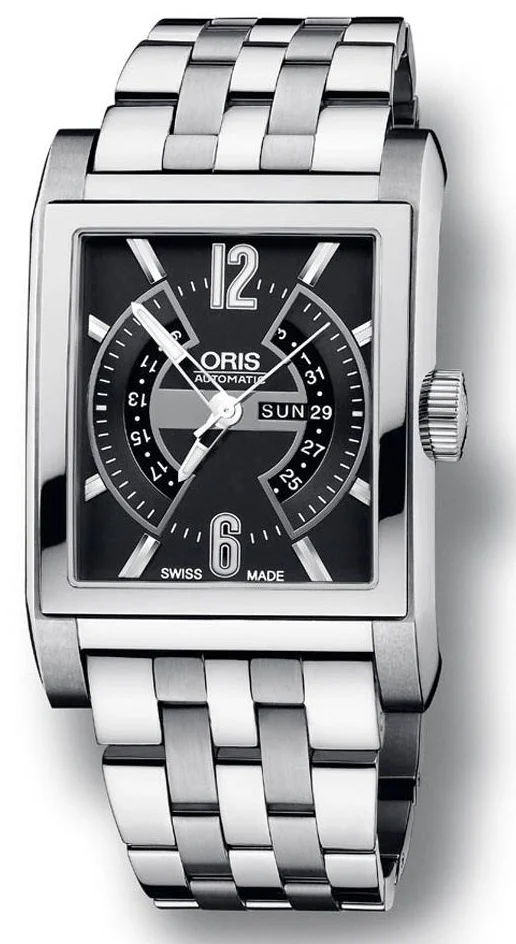 Oris 585.7622.70.64M Culture Rectangular Titan Day Date Kol Saati
