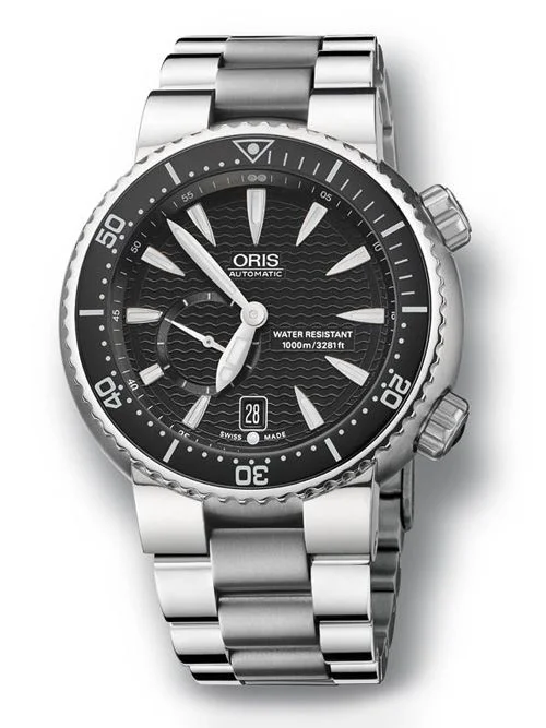 Oris 643.7637.74.54M Diving Divers Titan 'c' Small Second, Date Kol Saati