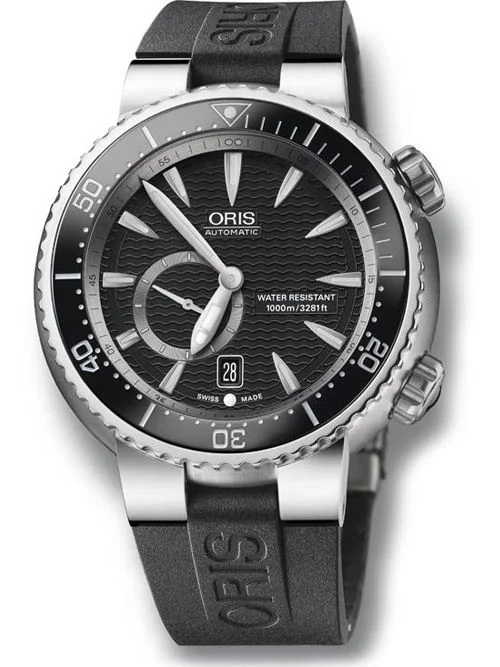 Oris 743.7638.74.54R Diving Divers Titan 'c' Small Second, Date Kol Saati