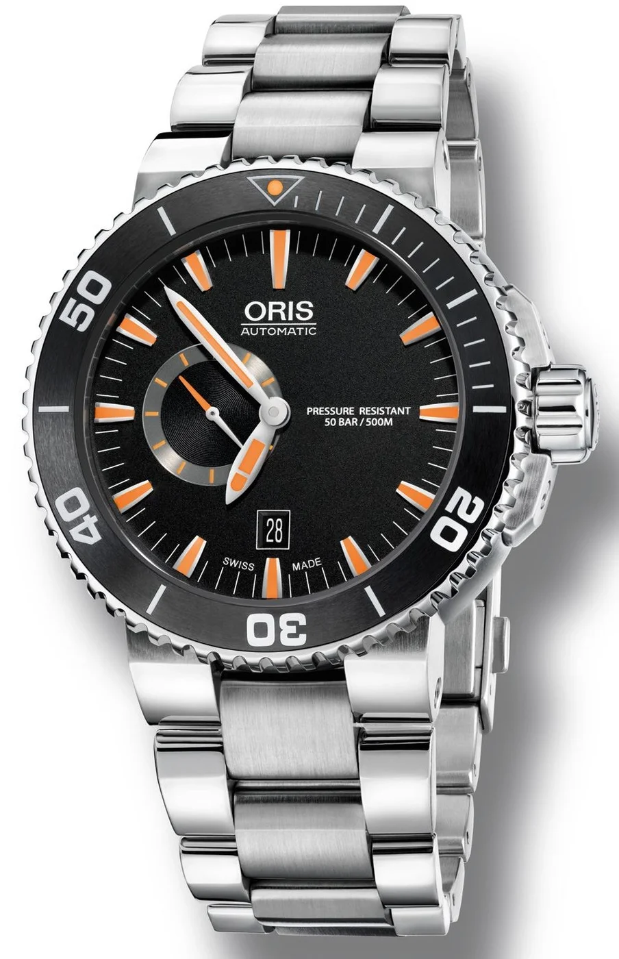 Oris 743.7673.41.59M Diving Aquis Small Second, Date Kol Saati